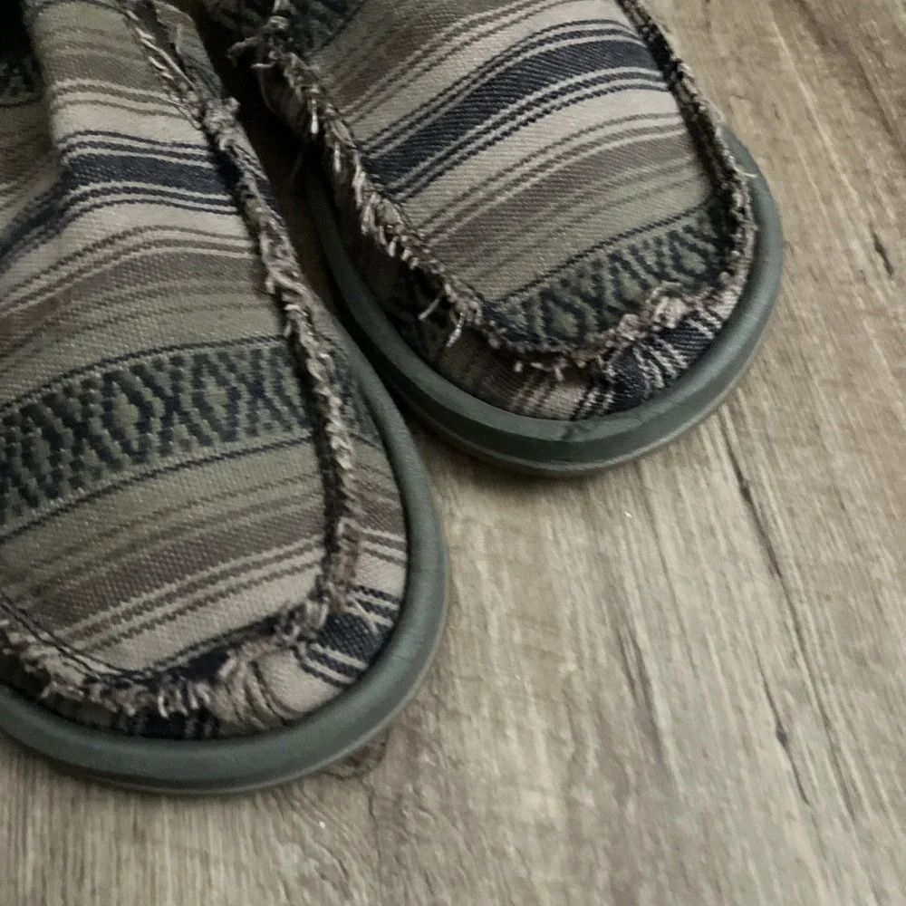 Sanuk Shoes Vagabond Rad Blanket Men's Size 8 Green